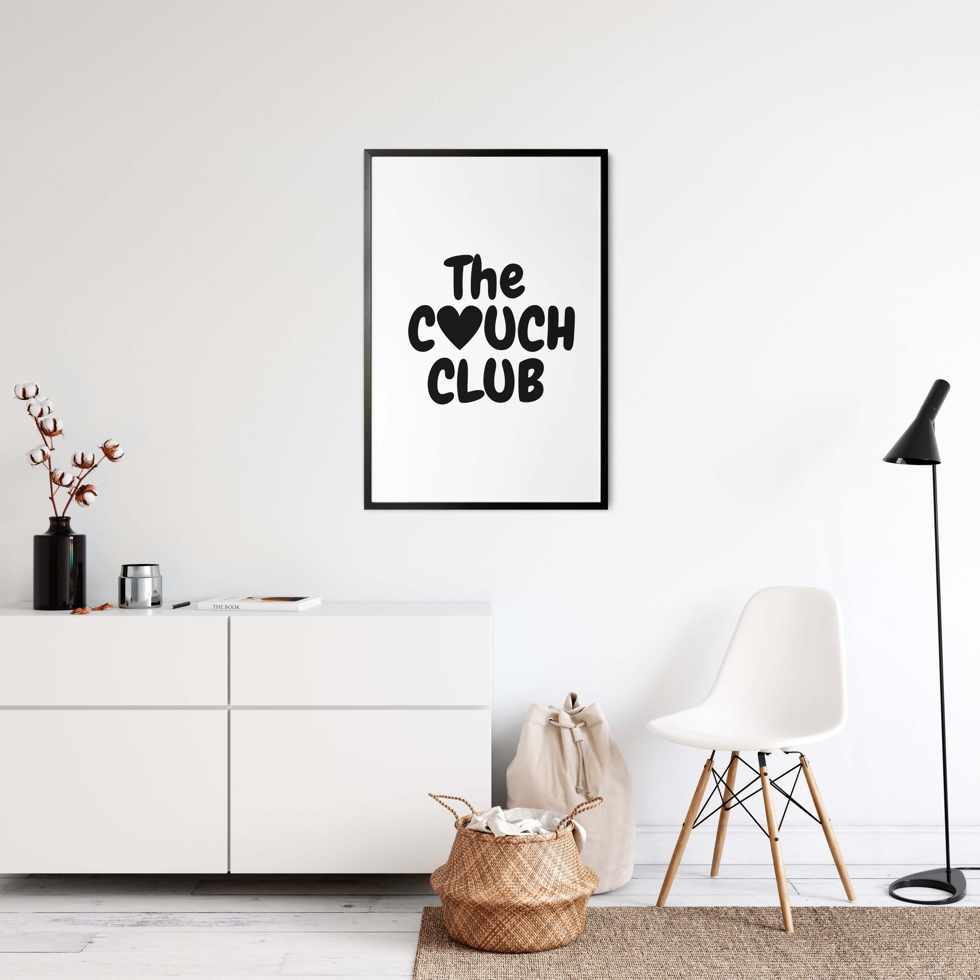 living room wall decor funny couple poster couch club