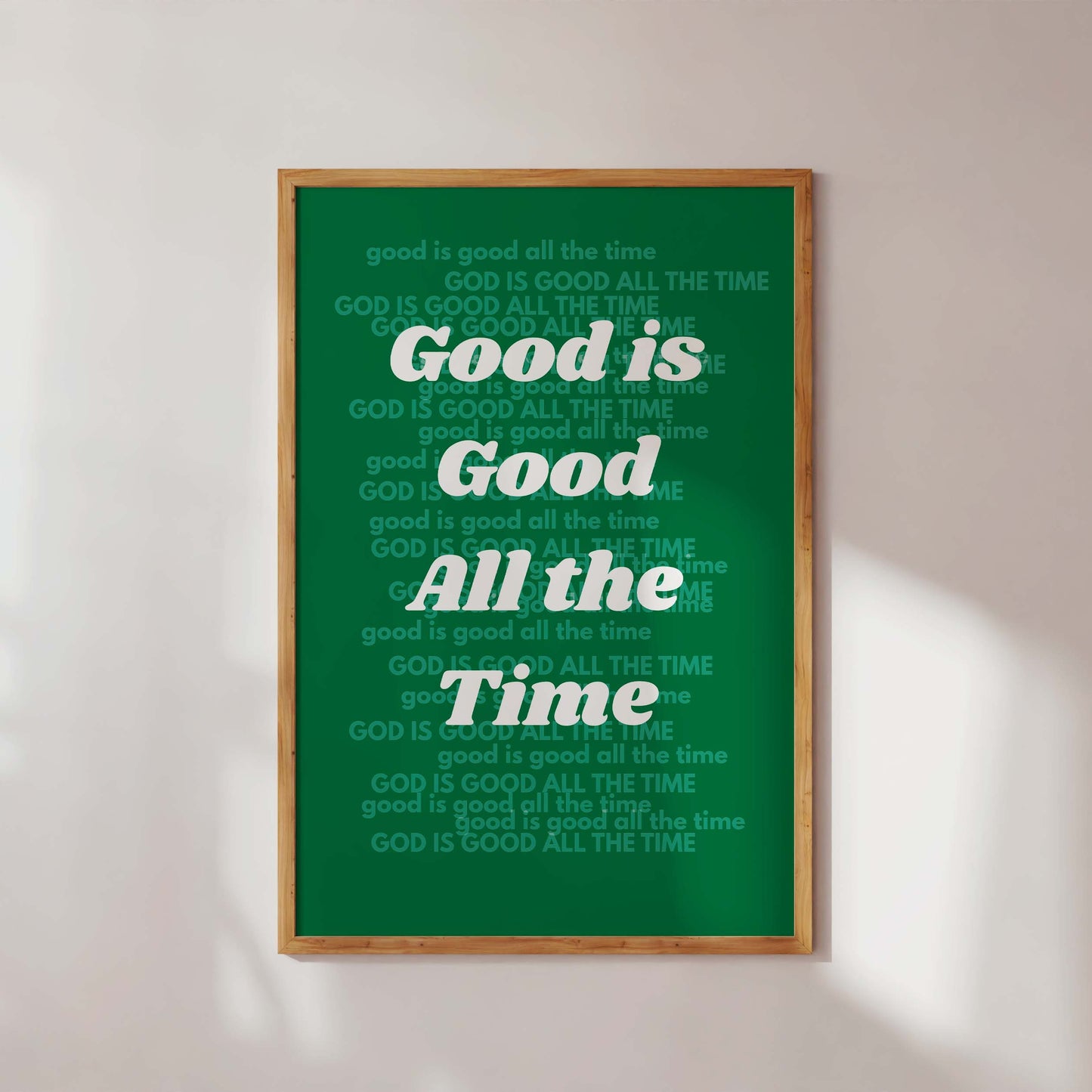 Modern faith-based poster for home decor