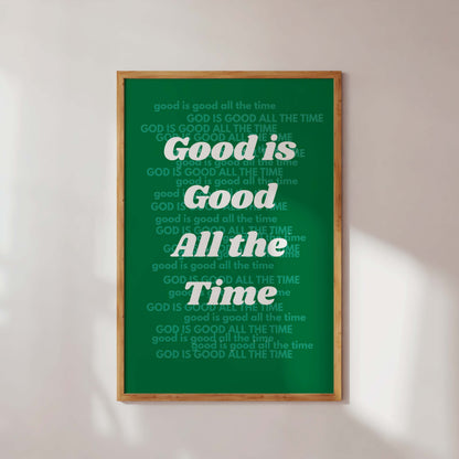 Modern faith-based poster for home decor