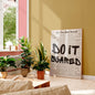 Do It Scared Poster Motivational Wall Art Newspaper Style Print