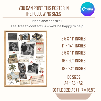 Personalized Matchbook Canva Template • DIY Editable Design • Printable Matchbooks • Anniversary & Birthday Gift for Him, Her, Family