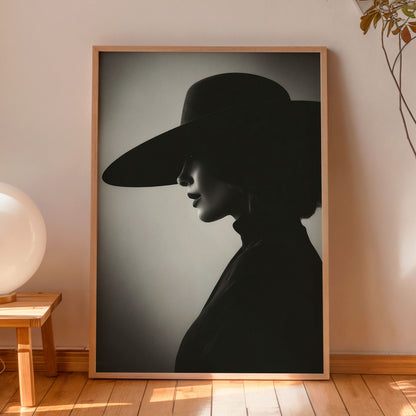 Black and White Wall Art Set Fashion Minimalist Gallery Prints