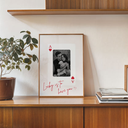 Personalized couple poster gift idea anniversary Valentine romantic wall decor