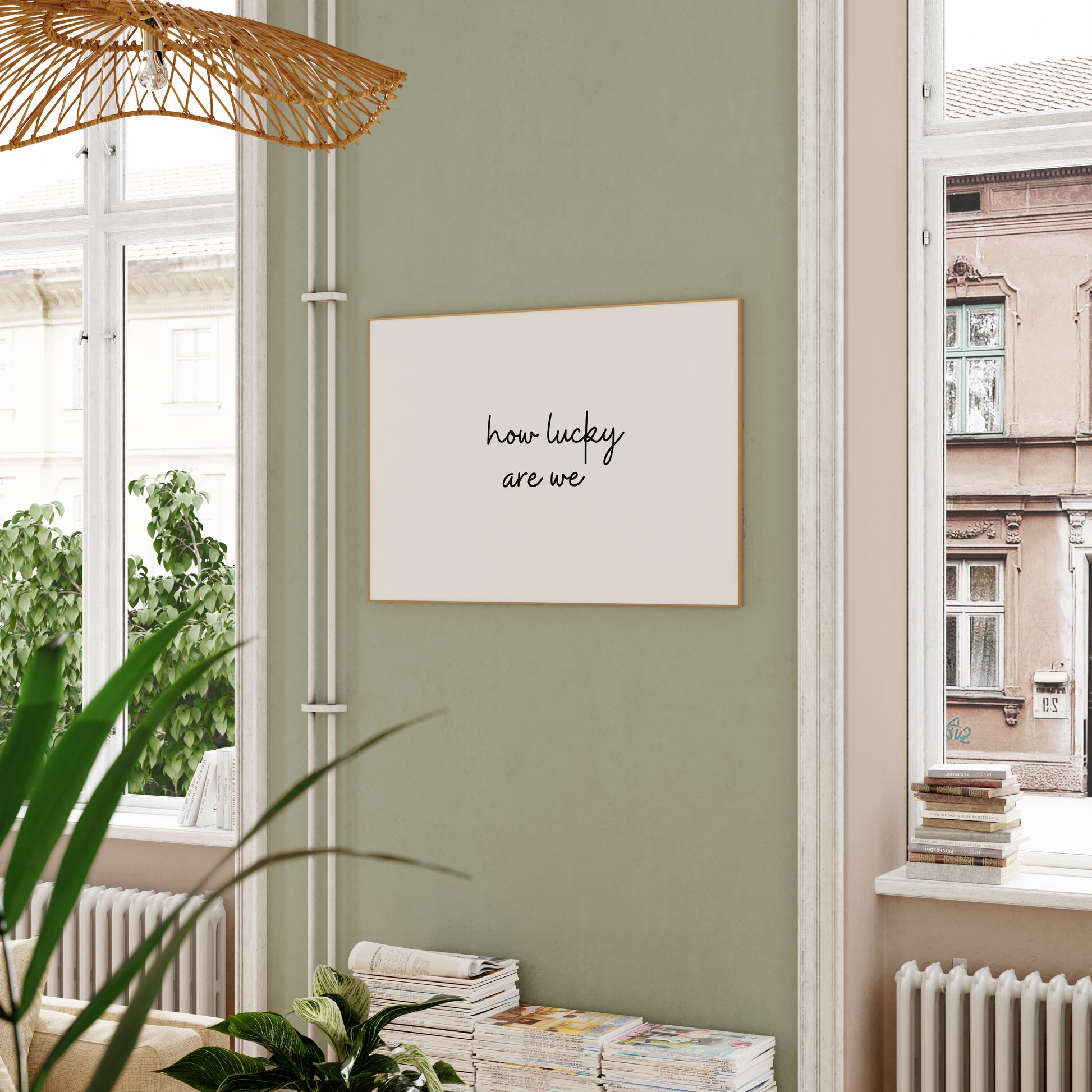 Printable quote poster for living room bedroom decor