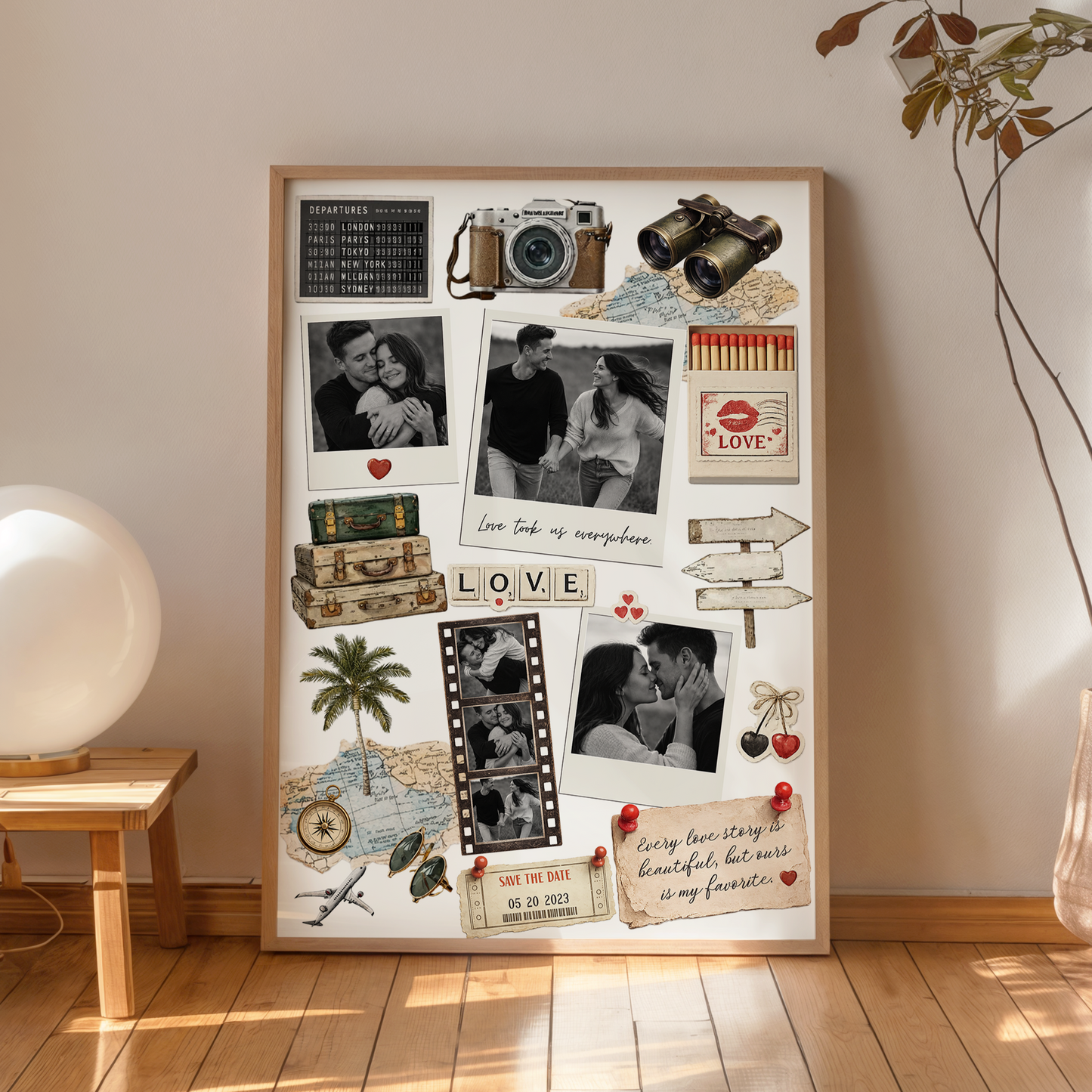 Personalized Matchbook Canva Template • DIY Editable Design • Printable Matchbooks • Anniversary & Birthday Gift for Him, Her, Family