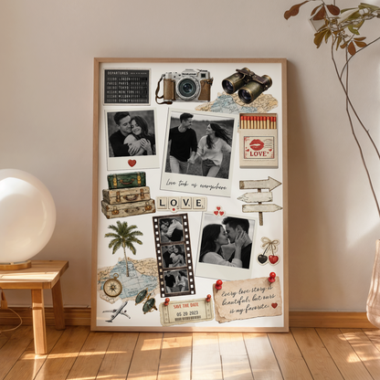 Personalized Matchbook Canva Template • DIY Editable Design • Printable Matchbooks • Anniversary & Birthday Gift for Him, Her, Family